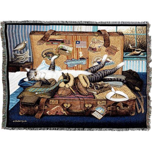  Pure Country Weavers Mabel The Stowaway Blanket Tapestry Throw