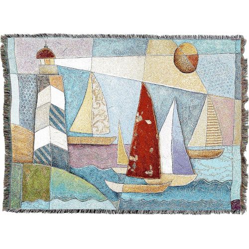  Pure Country Weavers Bay Regatta Blanket Tapestry Throw