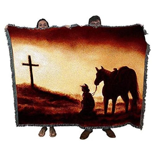  Pure Country Weavers Reverence Blanket Tapestry Throw
