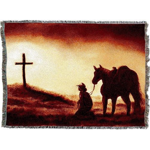  Pure Country Weavers Reverence Blanket Tapestry Throw