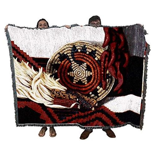  Pure Country Weavers Indian Market Tapestry Throw