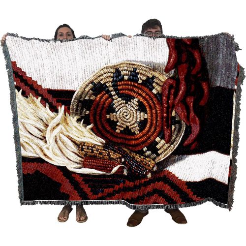  Pure Country Weavers Indian Market Tapestry Throw