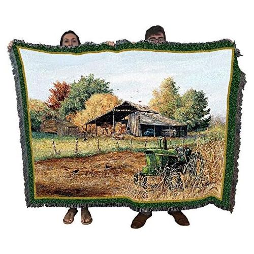  Pure Country Weavers End of Harvest Blanket Tapestry Throw