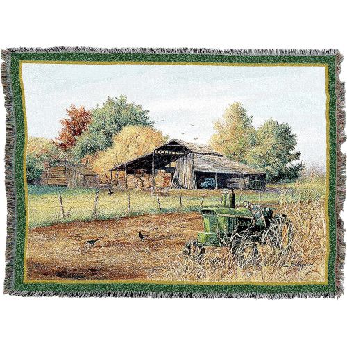  Pure Country Weavers End of Harvest Blanket Tapestry Throw