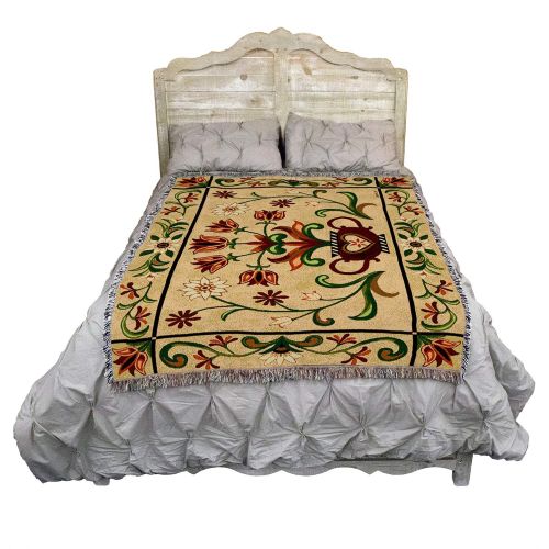  Pure Country Weavers Heritage Floral Blanket Tapestry Throw