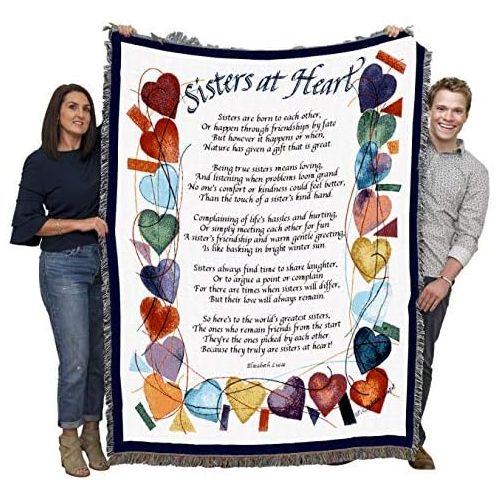  Pure Country Weavers Sisters at Heart Blanket Tapestry Throw