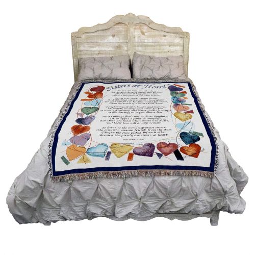  Pure Country Weavers Sisters at Heart Blanket Tapestry Throw