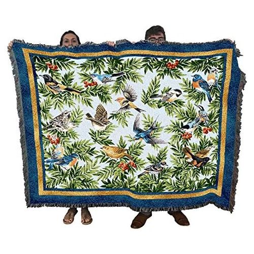  Pure Country Weavers Songbirds Tapestry Throw Blanket