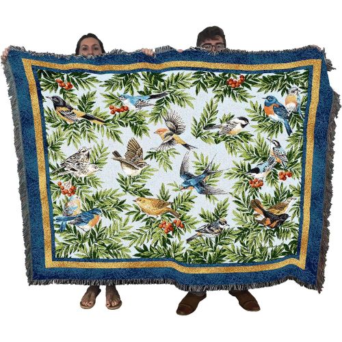  Pure Country Weavers Songbirds Tapestry Throw Blanket