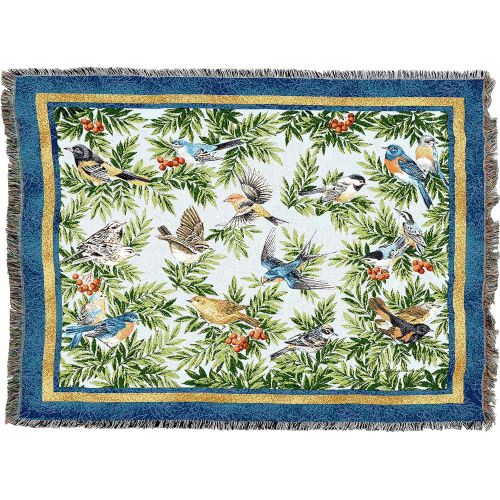  Pure Country Weavers Songbirds Tapestry Throw Blanket