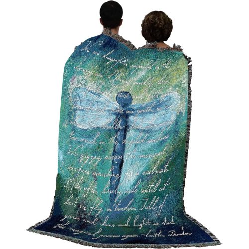  Pure Country Inc. Pure Country Weavers Dragonfly Poem Blanket Tapestry Throw