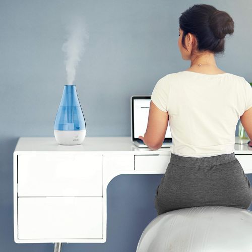  [아마존핫딜][아마존 핫딜] Pure Enrichment MistAire Studio Ultrasonic Cool Mist Humidifier for Small Rooms - Portable Humidifying Unit Ideal for Travel with High and Low Mist Settings, Optional Night Light a