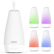 [아마존핫딜][아마존 핫딜] Pure Enrichment PureSpa Essential Oil Diffuser - Compact Air Deodorizer with 100ml Water Tank, Mood-Boosting Ionizer & Optional Color-Changing Light - Lastsup to 7 Hours with Auto