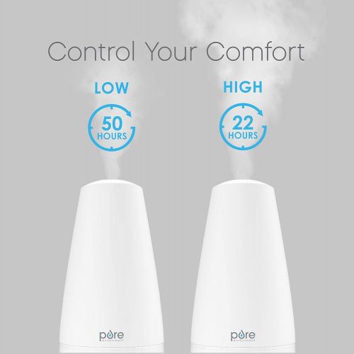  [아마존핫딜][아마존 핫딜] Pure Enrichment PureSpa XL - 2L Premium Essential Oil Diffuser and Cool Mist Humidifier - Lasts Up to 50 Hours with Auto Safety Shut-Off and Soft Color-Changing Lights