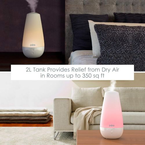  [아마존핫딜][아마존 핫딜] Pure Enrichment PureSpa XL - 2L Premium Essential Oil Diffuser and Cool Mist Humidifier - Lasts Up to 50 Hours with Auto Safety Shut-Off and Soft Color-Changing Lights