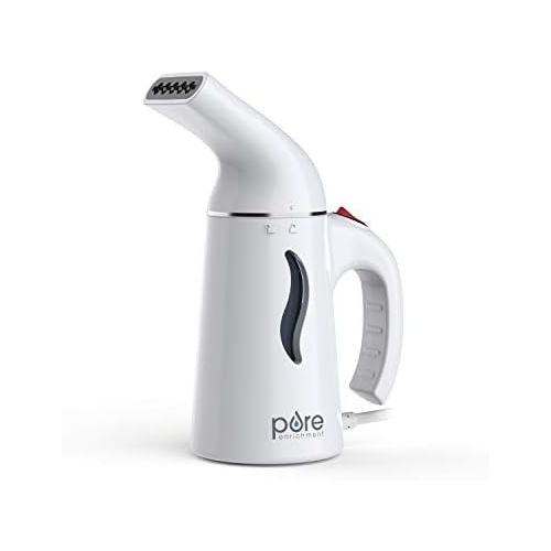  [아마존베스트]Pure Enrichment PureSteam Portable Fabric Steamer (White) - Fast-Heating, Ergonomic Handheld Design with Easy-Fill Water Tank for 10 Minutes of Continuous Steam - Ideal for Home or