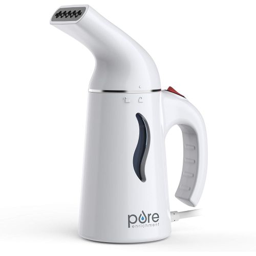  [아마존베스트]Pure Enrichment PureSteam Portable Fabric Steamer (White) - Fast-Heating, Ergonomic Handheld Design with Easy-Fill Water Tank for 10 Minutes of Continuous Steam - Ideal for Home or