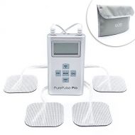 Pure Enrichment PurePulse Pro Advanced TENS Device with LCD Display, 8 Therapy Programs, 25 Pulse Settings, Adjustable Timer and 2 Channels - Includes 2 AAA Batteries, 4 Electrode