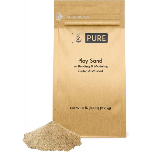  [아마존베스트]Play Sand (5 lb) by Pure Organic Ingredients, Eco-Friendly Packaging,, Building & Molding, Promotes Creativity, Sandbox & Play Areas, Indoor/Outdoor