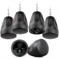 Pure Resonance Audio PD4 4 Pendant Speaker Package - 6 Speakers