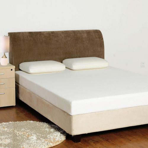  Pure Rest MFM-202-8CK 8 Inch Gel Memory Foam Mattress Mediume Firm, California King, White