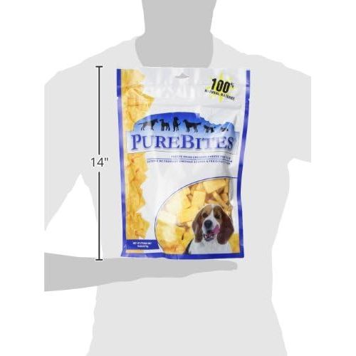  PureBites Purebites Cheddar Cheese For Dogs, 8.8Oz  250G - Value Size, 12 Pack