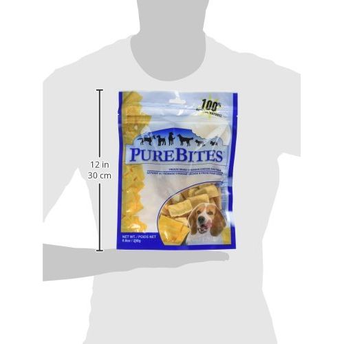  PureBites Purebites Cheddar Cheese For Dogs, 8.8Oz  250G - Value Size, 12 Pack