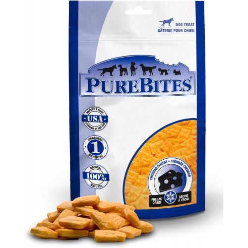  PureBites Purebites Cheddar Cheese For Dogs, 8.8Oz  250G - Value Size, 12 Pack