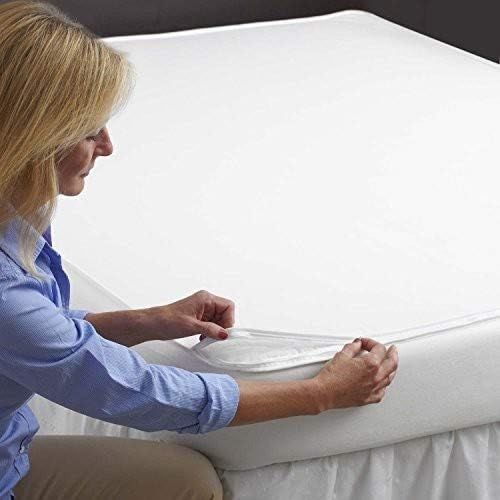  PureCare Total Encasement Mattress Protector, White, Queen