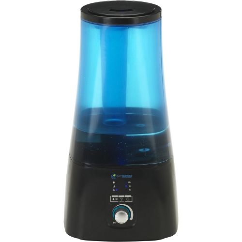  Visit the Guardian Technologies Store Pure Guardian H5450BCA Ultrasonic Warm and Cool Mist Humidifier UVC, 100 Hrs. Run Time, 2 Gal. Tank, 380 Sq. Ft. Coverage, Quiet, Filter Free, Treated Tank Resists Mold, Essential