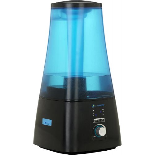  Visit the Guardian Technologies Store Pure Guardian H5450BCA Ultrasonic Warm and Cool Mist Humidifier UVC, 100 Hrs. Run Time, 2 Gal. Tank, 380 Sq. Ft. Coverage, Quiet, Filter Free, Treated Tank Resists Mold, Essential