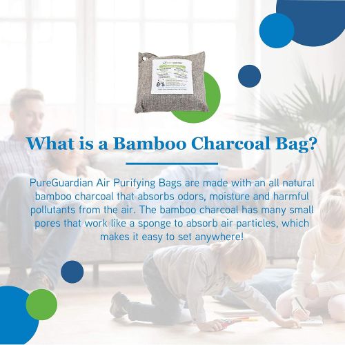  PureGuardian Guardian Technologies Bamboo Charcoal Air Purifier Bag