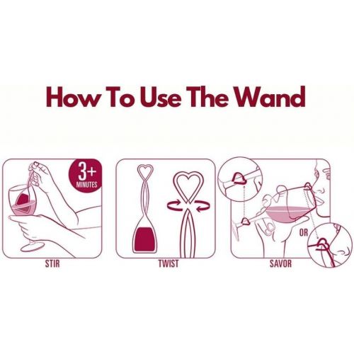  [아마존베스트]The Wand by PureWine | Removes Histamines & Sulfite Preservatives, By-the-Glass | No More Wine Headaches (3-pack)