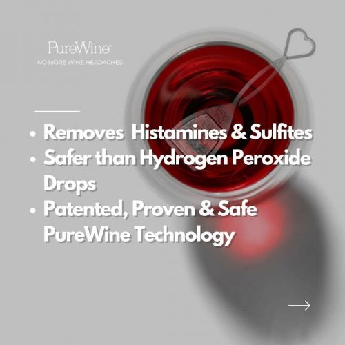  [아마존베스트]The Wand by PureWine | Removes Histamines & Sulfite Preservatives, By-the-Glass | No More Wine Headaches (3-pack)