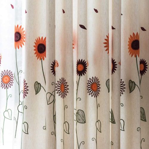  Pureaqu pureaqu 1 Panel Luxury European Style Curtains Embroidered Floral Grommet Top Curtain Fabric For Living Room Semi Blackout Darkening Window DrapesTreatment for Bedroom W75 x H84 I