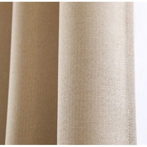  Pureaqu pureaqu 1 Panel Luxury European Style Curtains Embroidered Floral Grommet Top Curtain Fabric For Living Room Semi Blackout Darkening Window DrapesTreatment for Bedroom W75 x H84 I