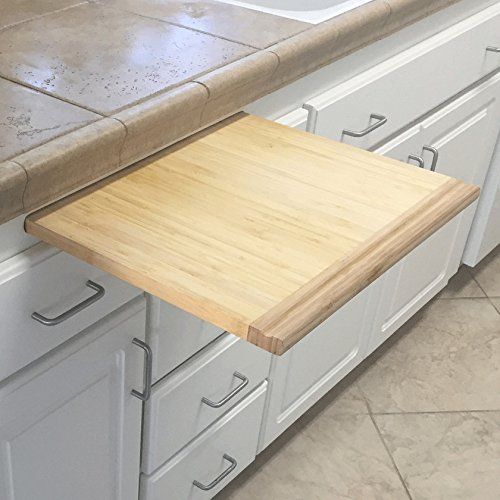  Pureboo Premium Bamboo Pull-out Cutting Board - 8 Different Sizes to Fit Most Standard Slots