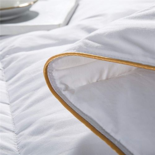  Puredown puredown Goose Down Comforter-600 Fill Power Twin XL-Cotton Shell 500TC-Stripe White