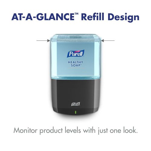  Purell PURELL Foodservice HEALTHY SOAP .5% BAK Antimicrobial Foam ES6 Starter Kit, 1  1200 mL Soap Refill + 1 - ES6 Graphite Touch-Free Dispenser - 6480-1G