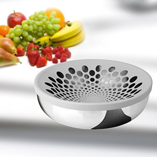  Puresigns Air Fruit Bowlpolished stainless steel, Height 10cm; Colour: Silver4013412