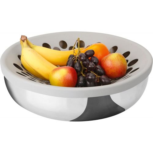  Puresigns Air Fruit Bowlpolished stainless steel, Height 10cm; Colour: Silver4013412