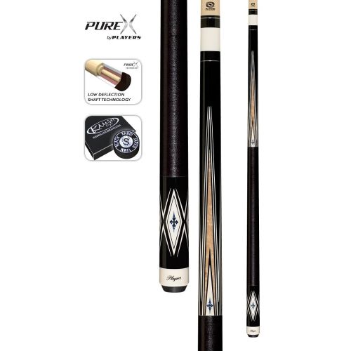  Purex HXT99 Black White and Cobalt Crested Technology Pool Cue