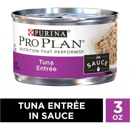  Purina Pro Plan Entrees in Sauce Adult Canned Wet Cat Food