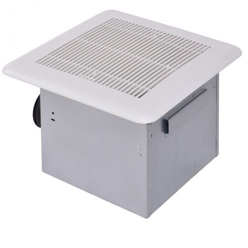  Puritans Costway Ceiling Mounted Exhaust Fan for Home Bathroom Air Ventilation White (50 CFM)