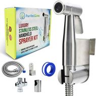 [아마존베스트]Purrfectzone Bidet Sprayer for Toilet, Cloth Diaper Sprayer, Toilet Sprayer (Brushed Nickel)