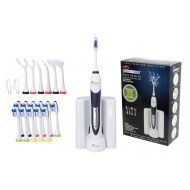 Pursonic PURSONIC S520 Black Ultra High Powered Sonic Electric Toothbrush with Dock Charger, 12 Brush...