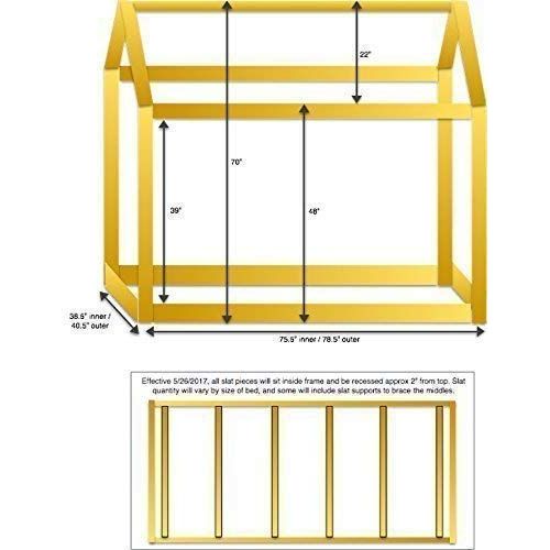  Purveyor 15 Twin House Bed Frame (standard version) PREMIUM WOOD