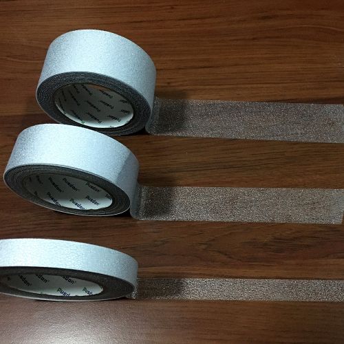  Pusdon Clear Anti Slip Tape 3 Pack, 2-Inch x 20Ft Each Roll, Wooden Stairs Safety-Walk Tub and Shower Treads, Non Skid Bath and Shower Tape