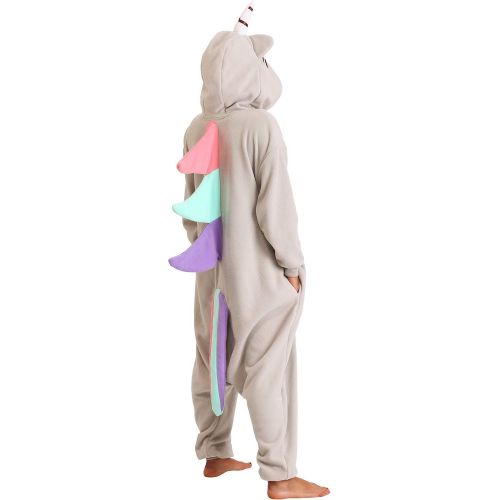  할로윈 용품Pusheen Pusheenicorn Kigurumi Unisex Union Suit Adult Costume Fleece