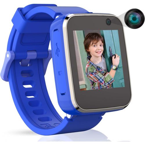  [아마존베스트]Pussan Smart Watch for Kids Watch Boys Toddler Watch Toys for 3-8 Year Old Kids Smart Watches Touchscreen USB Charging with Camera Player Flashlight Game Watch for Kids Christmas B